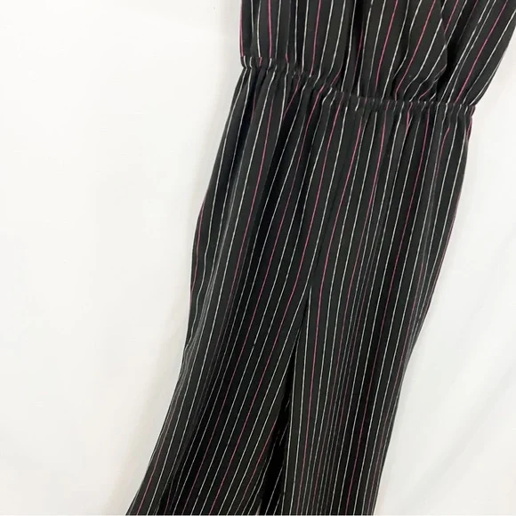 😻NWT Apt. 9 Striped Jumpsuit Pink Black - Picture 4 of 8